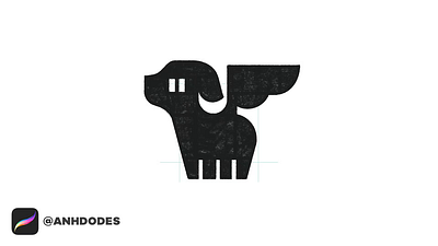 Adorable Flying Puppy logomark design credit: @anhdodes 3d animation branding creature logo design graphic design illustration logo logo design logo designer logodesign minimalist logo minimalist logo design motion graphics ui