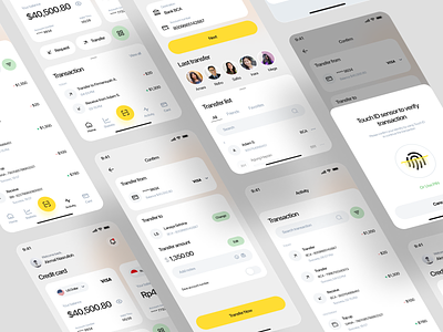 Finans - Finance App UI KIT app app design company finance finance app fintech management mobile mobile app money ui uikit