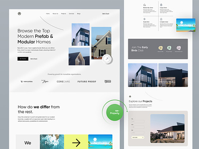 Real Estate Exploration v8 broker filter home housing interface investment landing page layout minimal property real estate real estate agent saas trending typography ui ux visual webflow website