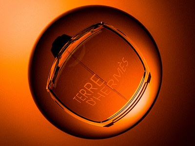 Terre D'Hermes 3d blender branding cgi design fashion hermes industrialdesign luxury paris perfume render