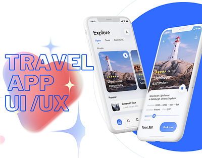 Travel & Tour App UI/UX app app uiux figma graphic design graphic designing mobile ui user experience user interface ux web designer