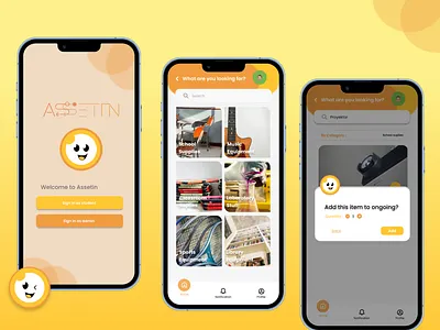 AssetIn - Inventory App mobileapp ui ux