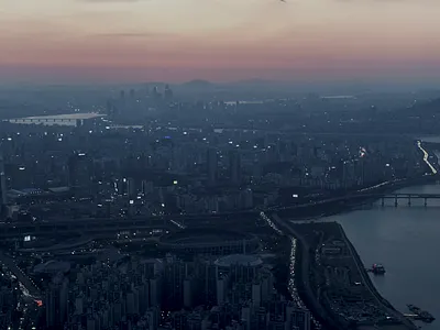 IWC x Seoul - 3D animated Billboard 3d 3d animation 4d animation animation billboard animation branding motion design motion graphics product animation product presentation watch watch animation