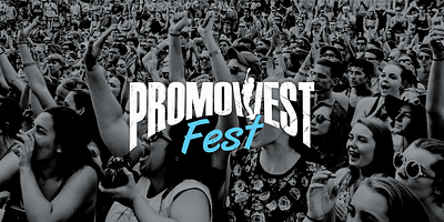 PromoWest Fest art direction brand design branding festival graphic design graphics live music logo design merchandise music music festival signage textures typography visual design