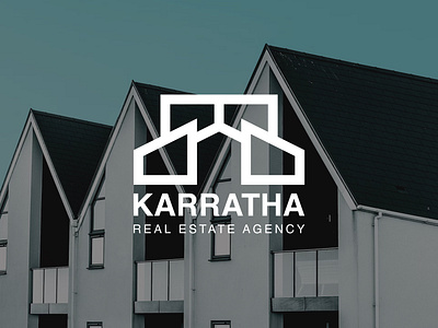 Karratha real estate agency logo branding business logo company logo creative logo icon identity karratha logo logo design logotypr property logo real estate real estate agency logo real estate branding realtor logo typography vector