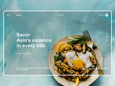 Landing Page for an Asian restuarant landingpage ui uiux uiux designer webdesign