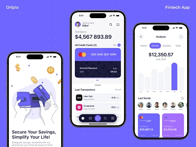 Fintech App Design adobe xd adobe xd design app design app designer banking app banking app design design design uiux figma design fintech app design ui ui ux design uiux ux designer