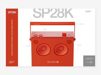 SP28K Concept branding design web design