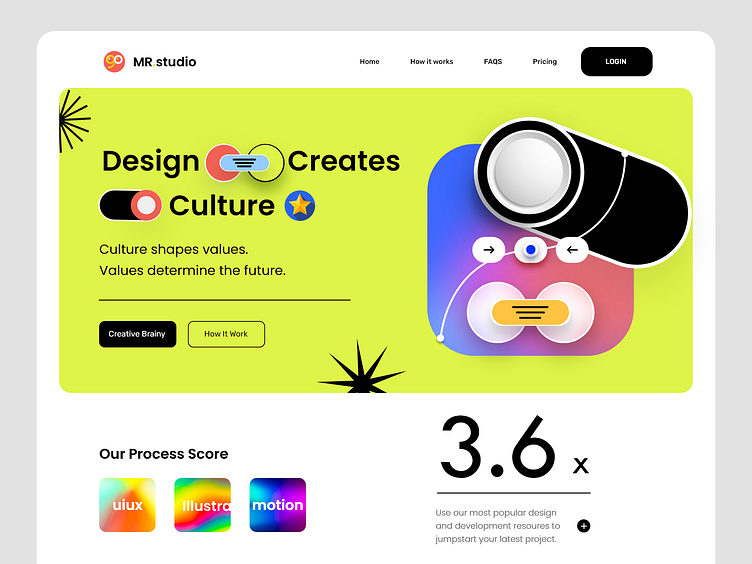 Studio Website Design by Masud Rana on Dribbble