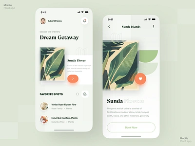 Plant app design app ui design ios minimal ui mobile mobile app mobile app design mobile application mobile ui nature plant plants product reminders tracker trees ui user interface ux design