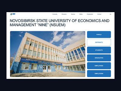 University website redesign design minimalism typography ui ux web design
