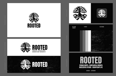 Strong Roots Logo branding graphic design logo nature tree