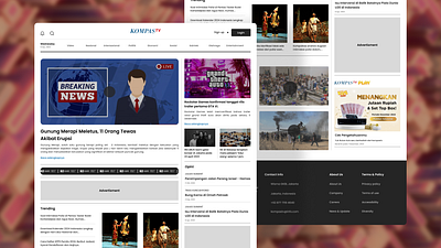 News Station branding design desktop graphic design news news station ui ui design ux ux design website