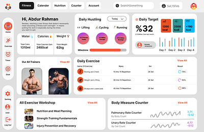 Fit Planner Dashboard Design | Fitness Dashboard adobe adobexd branding dashboard dashboarddesign figma fit fitness fitnessdashboard illustration trending ui uidesign uiux uiuxdesign ux uxdesign web webdesign websitedesign