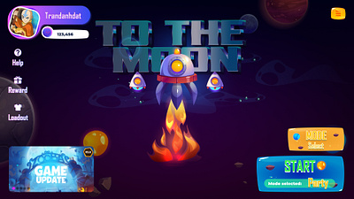 To The Moon - Crypto Game game ui