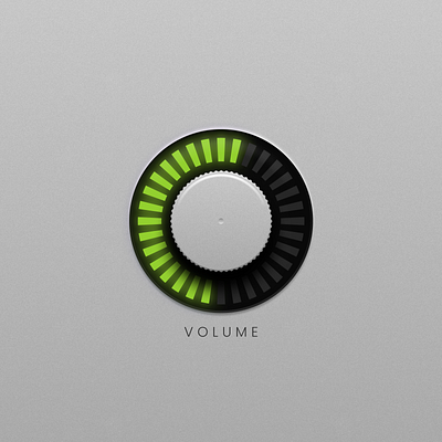🎛️ Volume Knob app figma interface knob minimal music product design ui ui ux user interface volume