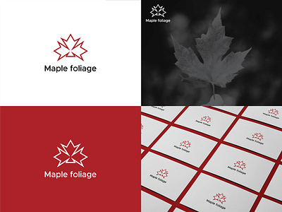 Maple foliage logo best logo branding canadian leaf canadian leaf logo logo logo design logofolio maple leaf maple logo natural logo organic