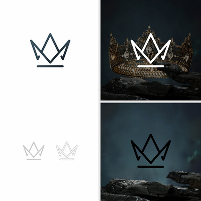 The Crown King branding design graphic design logo motion graphics vector