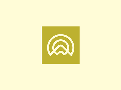 Abstract landscape logo concept abstract badge branding clothing concept eco fashion landscape logo mark mountain mountains nature raw roxana niculescu simple sun sustainable