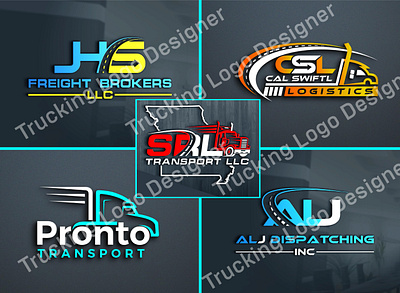 Trucking Logo. Trucking Company Logo Design. Premium Logo Vector 3d animation graphic design logo modern logo motion graphics ui