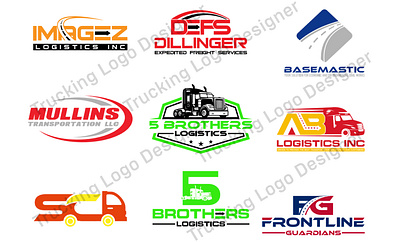 Trucking Logo. Trucking Company Logo Design. Premium Logo Vector 3d animation graphic design logo modern logo motion graphics ui