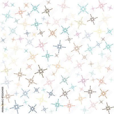 Stars pattern isolated on white background vector illustration graphic