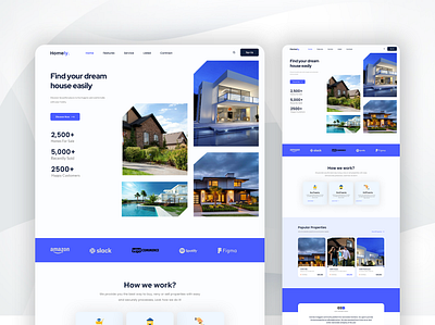 Real-Estate Agency Website app design dashboard design design figma design figma website graphic design ui ui ux design website design