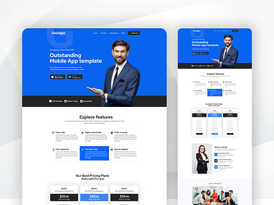 App Development Agency Landing Page app design dashboard design design figma design figma website graphic design illustration ui ui ux design website design