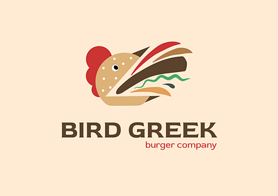 The logo for the burger joint branding graphic design logo