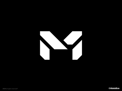 monogram letter M logo exploration .001 brand branding design digital geometric graphic design icon letter m logo marks minimal modern logo monochrome monogram negative space