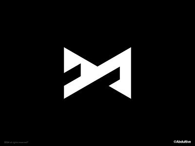 monogram letter M logo exploration .003 brand branding design digital geometric graphic design icon letter m logo marks minimal modern logo monochrome monogram negative space