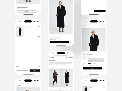 Fashion responsive app android app app design clohthing clothing app clothing store ecommerce ecommerce app fashion fashion app ios light mode mobile mobile app online shopping app responsive shop app shopping app ui ux
