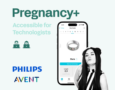 Recreate Pregnancy+ Baby Size Visualizations in Figma accessibility airpods apple watch avent baby figma leadership macbook mentoring mobile design oura philips pregnancy prototype smart wearables technology