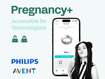 Recreate Pregnancy+ Baby Size Visualizations in Figma accessibility airpods apple watch avent baby figma leadership macbook mentoring mobile design oura philips pregnancy prototype smart wearables technology