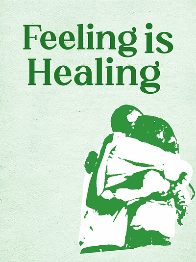 Feeling is healing branding graphic design ui
