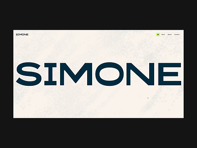 Simone ar augmented reality portfolio sound ui ux video website