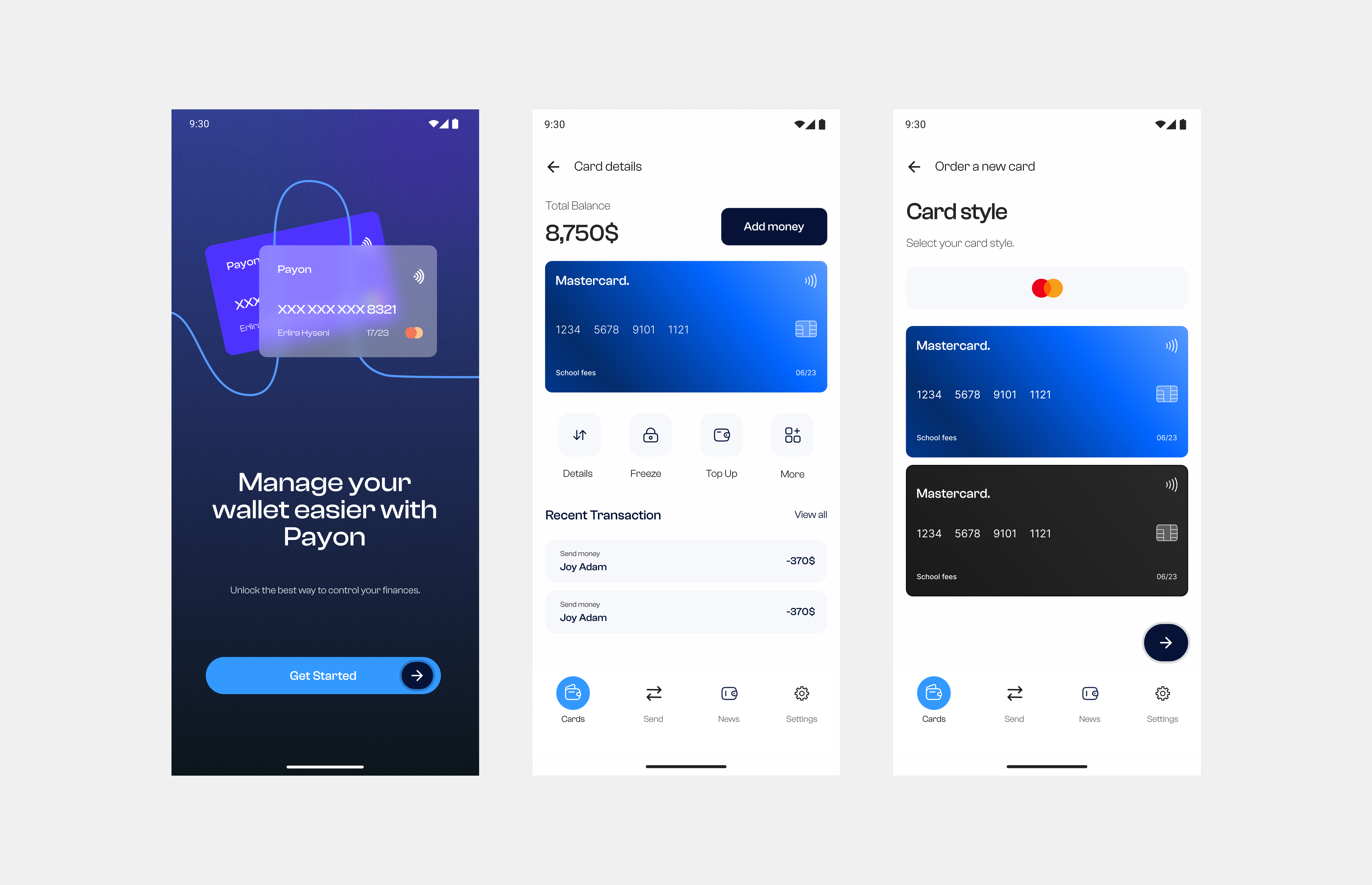 MoneySend - Wallet app app branding creativity design graphic design illustration inspiration logo productdesign typography ui userexperience userinterface ux vector