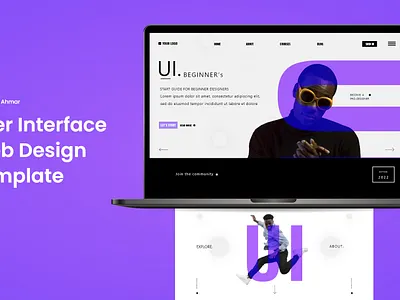 Portfolio Landing Web Landing Page Ui landing page ui portfolio landing page potfolio web web design