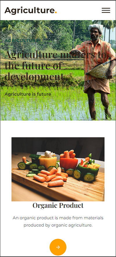 Website design for Agriculture field agriculture branding logo ui website