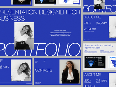 Portfolio presentation branding graphic design illustration portfolio pre presentation presentation design typography