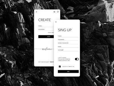 Sign In & Sign Up Screens mobile app app app screens design design app figma mobile app mobile app design mobile design register register screen registration sign in sign in sign up sign up ui ui ux uiux uiux design web design