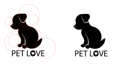 Pet Love Logo branding design graphic design illustration logo