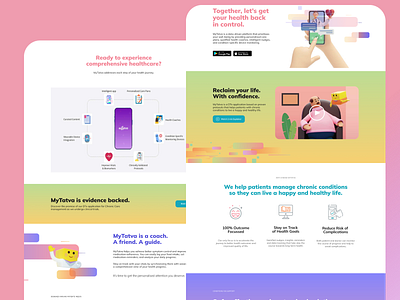 Landing page - Health Care landingpage ui ux design web design