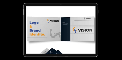 Logo & Brand Identity - VISION basket logp basketball brand dunk guidline identity logo sport training ui video vision logo