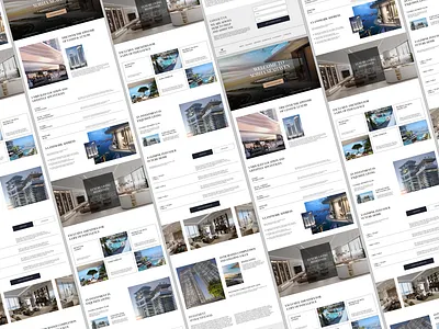 REAL ESTATE AGENCY LANDING PAGE branding design landing main screen real estate ui ux website