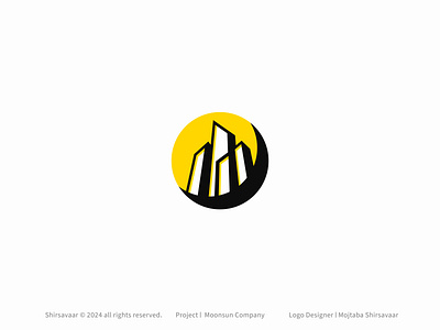 Moonsun Company Logo brand design branding building canada company graphic design logo logo design logos moon sun visual identity