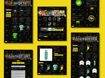 Monkey Merch | Website Design branding crypto graphic design nft ui ux web design website