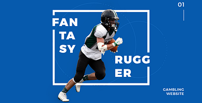 Fantasy Rugger - Web Platform for Rugby Fans graphic design ui ux web design