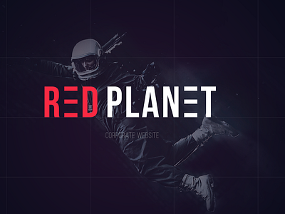 Red Planet - Corporate website graphic design ui ux web design website