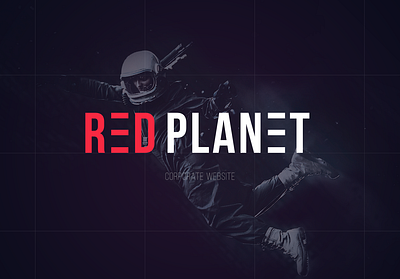 Red Planet - Corporate website graphic design ui ux web design website